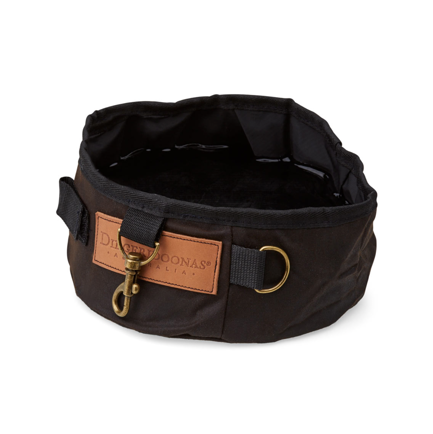 Portable Travel Dog Water Bowl - Foldable oilskin - Countryside gear