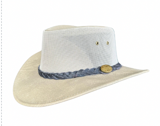 Outback Leather Cooler Hat - Countryside Gear