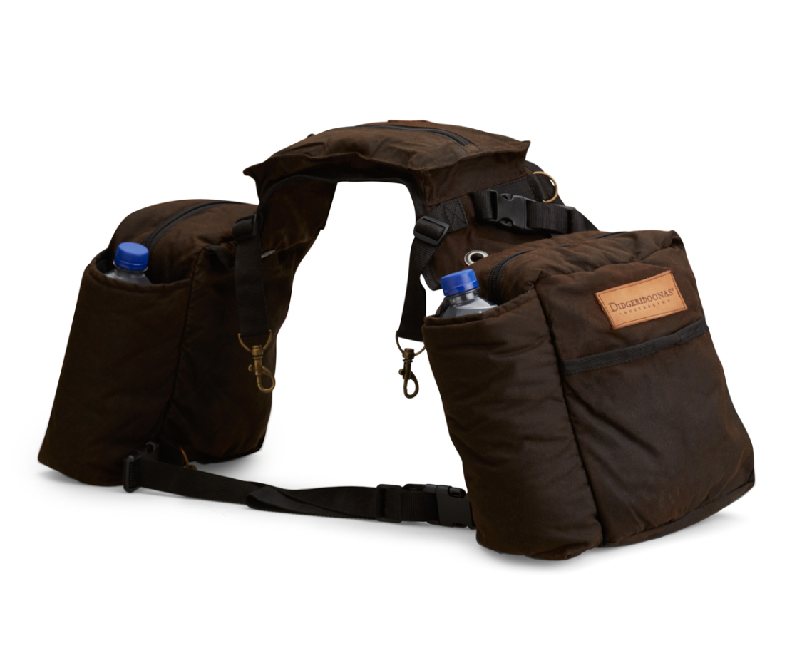 Insulated Oilskin Saddle Bags