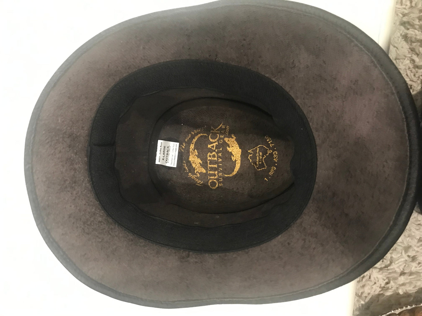 Leather Outback Hat with Exceptional Style and Functionality - Coffee Rock