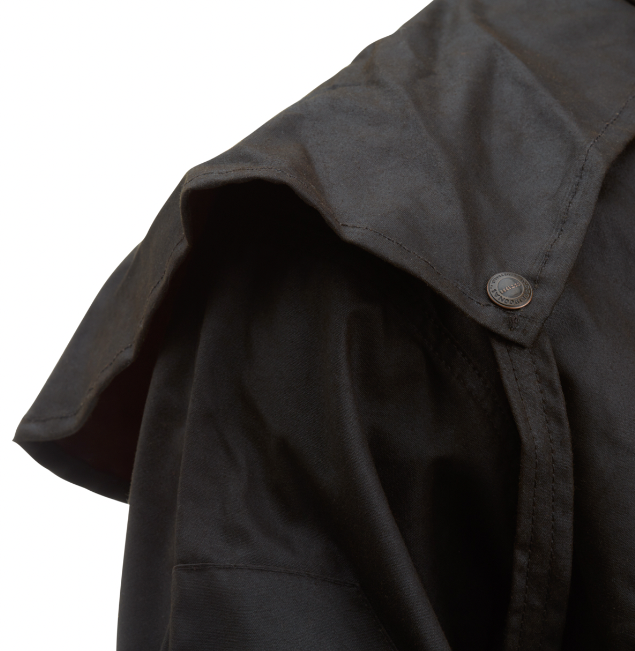 The Long Ridge Oilskin Mens Full Length Coat - The Golden Apple NZ