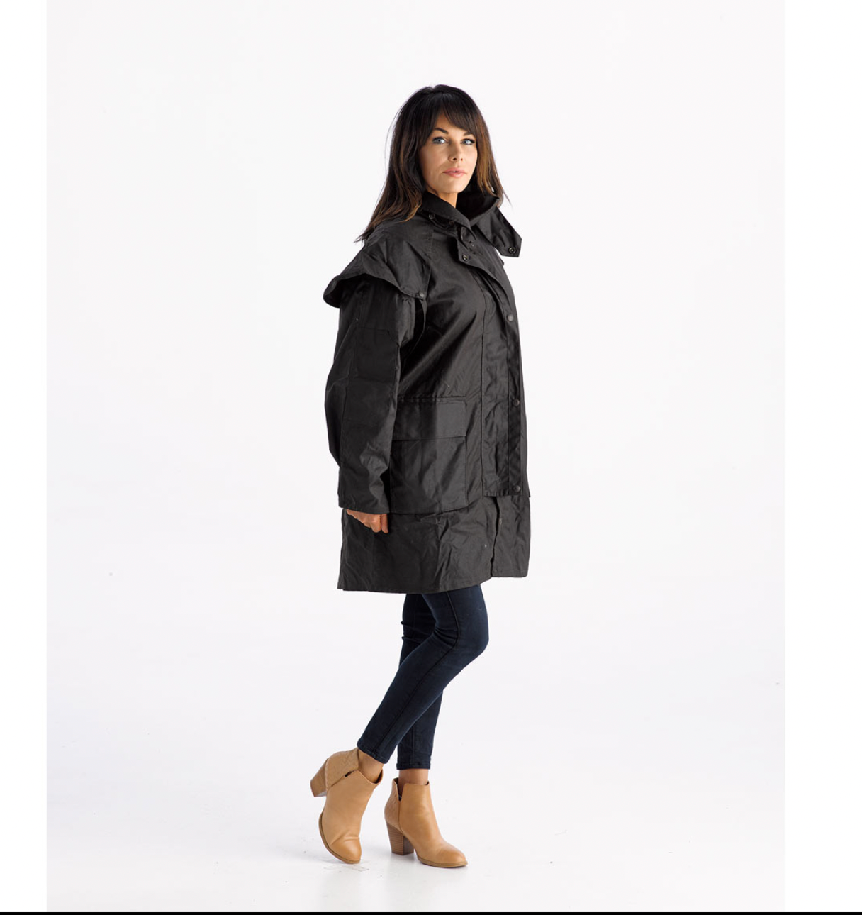 The Cardrona - 3 Quarter Oil Skin Standard Coat - The Golden Apple NZ