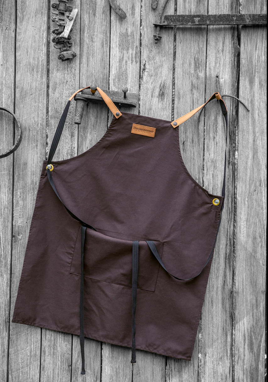 The Oilskin Apron - Brown