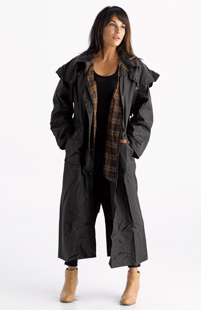 The Long Ridge Oilskin Full Length Coat